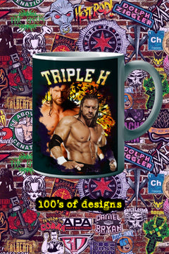 Triple H 11oz Mug | Pro Wrestling Merchandise | Wrestling Legend Design - Shopify & Etsy SEO Keywords Triple H | Pro Wrestling | Collector's Item