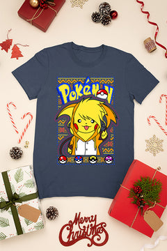 KIDS UGLY Pikachu Christmas Sweater | Pokemon Holiday Cheer | Retro Style | Kids Winter Fashion
