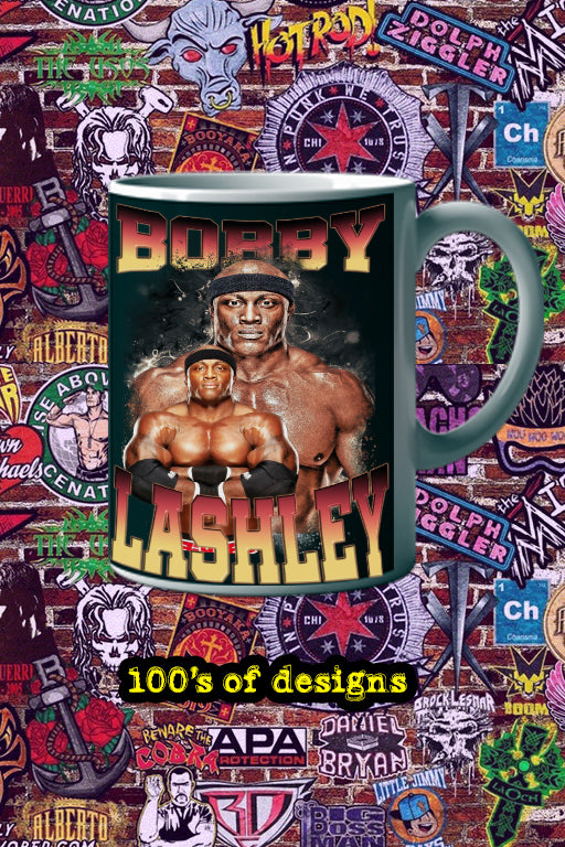 Bobby Lashley 11oz Mug | Pro Wrestling Image Featuring Bobby Lashley
