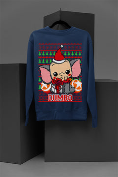 UGLY Dumbo Christmas Sweater | Vintage Dumbo Inspired | Retro Ugly Christmas Sweatshirt |