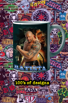 Batista 11oz Mug Featuring Pro Wrestling Legend Dave Bautista | WWE Superstar Collectible Cup