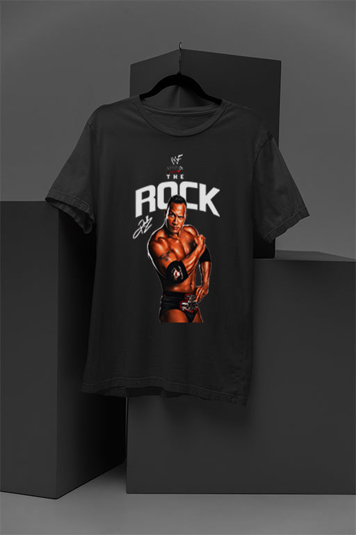 THE ROCK WWE Attitude Era Tee | Dwayne Johnson Vintage Wrestling Shirt | SmackDown Legend Merch