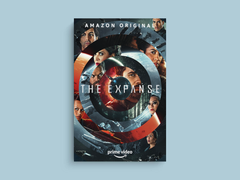 The Expanse Canvas Print | Sci-Fi TV Show Poster | Featuring Lead Actors