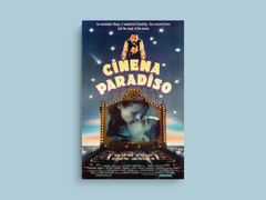 Cinema Paradiso Canvas Print featuring Lead Actor | Film Art Decor | Movie Poster Wall Art | Home Cinema Decor