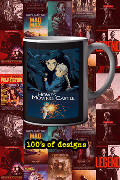 Howl's Moving Castle 11oz Mug | Film Memorabilia Design | Lead Actor's Name