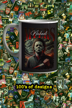 Halloween Michael Myers 11oz Mug | Horror Film Design | Scary Movie Drinkware | Halloween Gift | Horror Fan Collectible