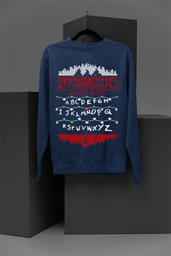 UGLY Stranger Things Christmas Lights Chaos Sweatshirt | Retro 80s Vibe | Upside