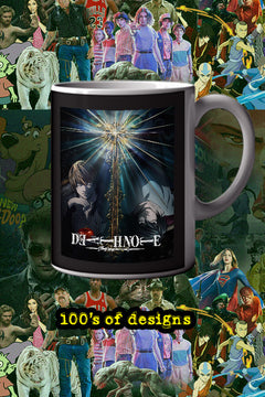 Death Note 11oz Mug featuring the Poster Design | Anime Merch | Light Yagami Mug