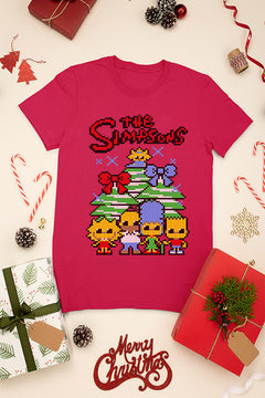 KIDS UGLY: The Simpsons Retro Christmas | Vintage Cartoon Tee | Kids Ugly Sweater