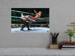 Wrestlemania 40 Premium Gloss Poster Roman Reigns | Cody Rhodes Power Bomb Design