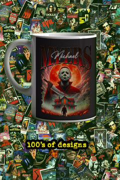 Halloween Michael Myers 11oz Mug | Horror Film Fan Merch | Scary Movie Coffee Cup
