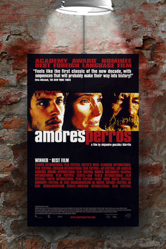 Amores perros Gael García Bernal Premium Gloss Poster | Film Memorabilia Art | Mexican Cinema Decor | Alejandro González Iñárritu Movie Print