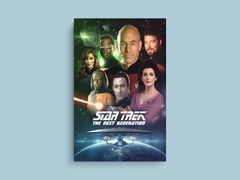 Star Trek The Next Generation Canvas Print | Captain Picard Canvas Print