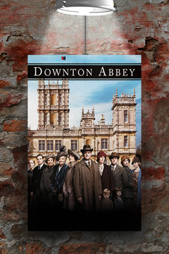 Downton Abbey Matthew Crawley Premium Gloss Poster | Vintage TV Show Design | Gift for Downton Abbey Fans