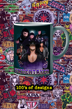 Undertaker 11oz Mug | Pro Wrestling | WWE Superstar | Collector's Item | Wrestling Fan Gift | Coffee Mug | Unique Design | Merchandise | Etsy Shopify
