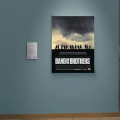 Band of Brothers Canvas Print featuring Tom Hanks | Steven Spielberg | WWII | Historical TV Show Art