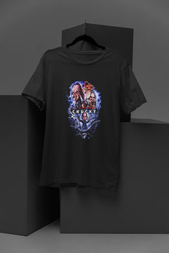 "Horror Bride of Chucky Costume | Vintage Graphic Tee | Scary Movie Lover Gift | Halloween"
