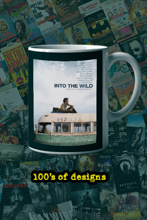 Into the Wild 11oz Mug - Emile Hirsch | Film Memorabilia | Movie Poster Design