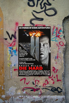 Die Hard Bruce Willis Premium Gloss Poster | Film Memorabilia Design | Action Movie Art Print