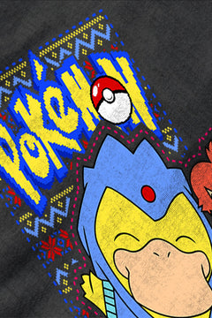 KIDS UGLY Psyduck Christmas Cheer T-shirt | Pokemon Psyduck | Kids Ugly Christmas