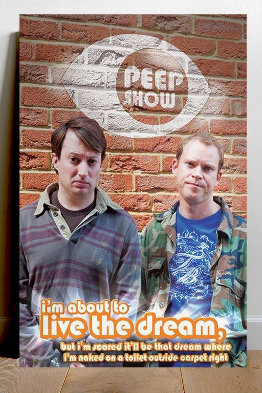 Peep Show | David Mitchell | Robert Webb | TV Show Poster | Gloss Print | Wall Art | Home Decor