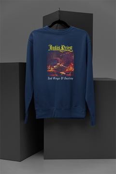 Judas Priest Sad Wings Of Destiny | Vintage Metal Band Sweatshirt | Retro 70s Rock Fashion | Heavy Metal Merchandise | Judas Priest Sad Wings Of Destiny Inspired Apparel