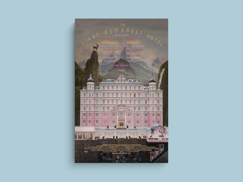 The Grand Budapest Hotel Canvas Print | Gustave H. | Film Memorabilia | Movie Poster Art | Wes Anderson | Adrien Brody