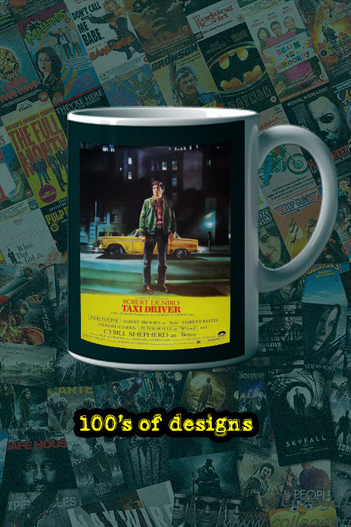 Taxi Driver 11oz Mug | Film Memorabilia | Taxi Driver Design | Robert De Niro