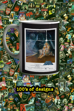 Star Wars A New Hope 11oz Mug | Film Memorabilia Star Wars A New Hope Poster | Luke Skywalker Mug