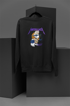 Metallica Damaged Justice | Vintage Rock Band Sweatshirt | Metallica Tribute Apparel | Retro Metallica Merch | 80s Rock Fashion | Thrash Metal Style | Iconic Metallica Era | Metallica Fan Gift | Unofficial Metallica Design |