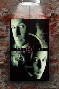 The X Files David Duchovny Dana Scully Poster | TV Show Fan Art | Mulder and Scully Print | Premium Gloss Poster | Wall Decor Gift