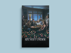 Six Feet Under Canvas Print David Fisher | TV Show Six Feet Under Design Emily Skala Nate Brenda Ruth Fisher Claire  Home Decor Wall Art Photo Print Illustration Portrait Fine Art Print Artwork Modern Modernist Gallery Wall Piece Framed Unframed Gicle