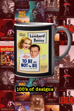 To Be or Not to Be 11oz Mug | Film Memorabilia | To Be or Not to Be Design | Lead Actor's Name