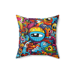 Luna Smoochbug - Polyester Square Pillow