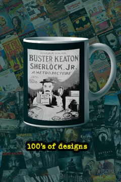 Sherlock Jr 11oz Mug Sherlock Jr Design | Film Memorabilia | Vintage Movie Poster | Classic Cinema Collectible | Buster Keaton Art Mug