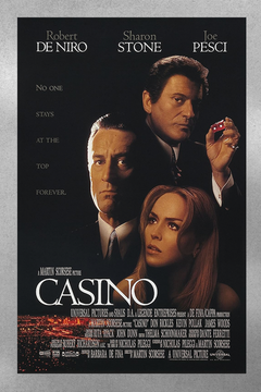 Casino Classic: Robert De Niro Gloss Poster | Film Memorabilia | Casino Movie Art | Vintage Hollywood Poster