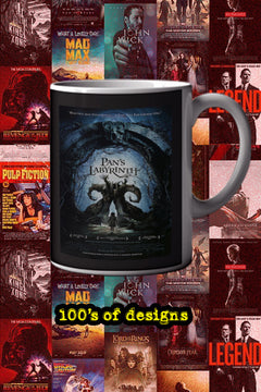 Pan's Labyrinth 11oz Mug - Film Memorabilia | Pan's Labyrinth Design | Del Toro'Doug Jones's Movie Merchandise