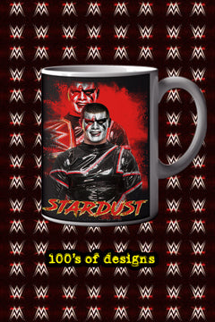 Stardust 11oz Mug Pro Wrestling Stardust Merchandise | Pro Wrestling Fan Gift | WWE Inspired Coffee Cup | Wrestling Stardust Design