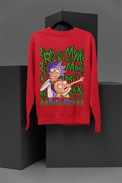 UGLY Rick N Morty Christmas Sweatshirt | Unique Ugly Design | Dimension-C137 Inspired