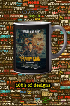 The Family Man 11oz Mug | TV Show Merchandise | Manoj Bajpayee Poster Art