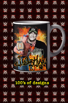 JOHN CENA 11oz Mug | Pro Wrestling Superstar JOHN CENA Image Mug