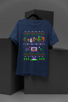 UGLY Retro Guardians of the Galaxy Crew Cassette Tape Christmas T-Shirt | Marvel-inspired Vintage Holiday Tee