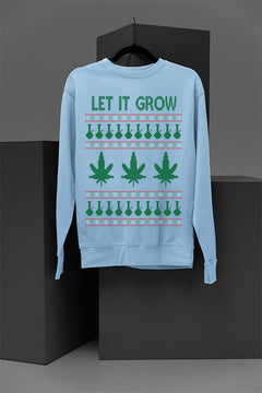 UGLY Herbal Leaf Let it Grow | Christmas Festivity | 70s Retro Inspired | Holiday Cheer
