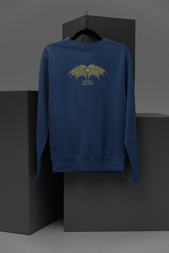 House of The Dragon Gold Dragon Wings Sweatshirt | Game of Thrones Inspired Pullover | Dragon Emblem Jumper | Fantasy TV Show Clothing