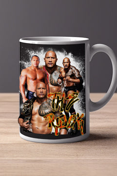The Rock 11oz Mug | Pro Wrestling | Dwayne Johnson Wrestlemania Image