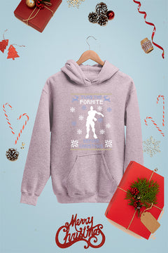 "Twas The Fortnite Before Christmas Dance Pose" | Kids Christmas Ugly Hoodie