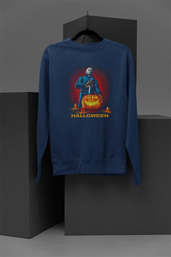 Horror Halloween Cozy Pullover | Hauntingly Warm Sweatshirt for Halloween
