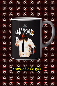 MANKIND 11oz Mug | WWE Mick Foley MANKIND Design | Wrestling Fan Collector Item