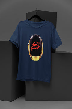 Daft Punk Helmet Logo Design | Retro Electro Band Tee | Vintage Techno Music Shirt | 90s Dance Music Graphic Tee