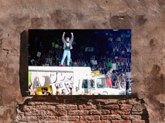 WWE Attitude Era Stone Cold On Beer Truck Raw Poster | Vintage WWE Attitude Era Image | Retro Wrestling Memorabilia | Wall Art Decor | Iconic WWE Stone Cold Moment